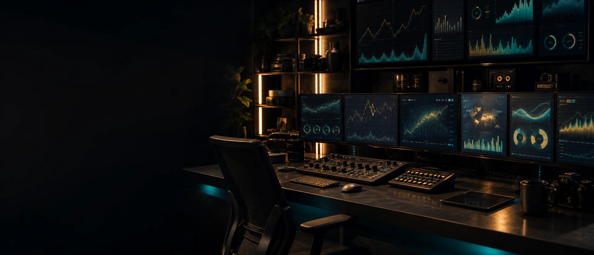 Packages marketing systems dashboard scene