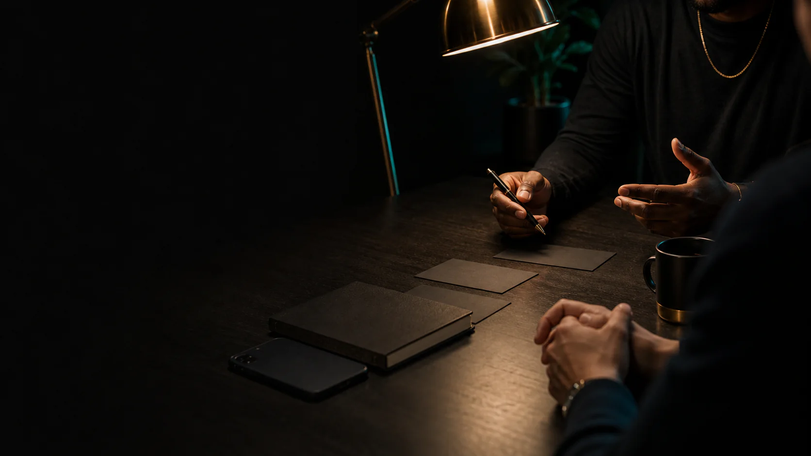 Contact cinematic brand scene