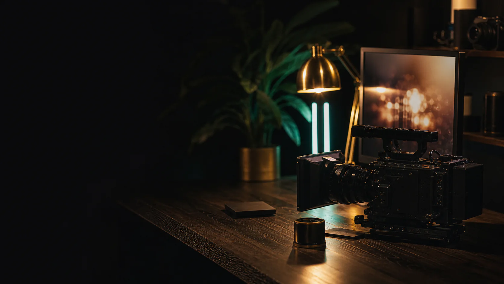 Home cinematic brand scene