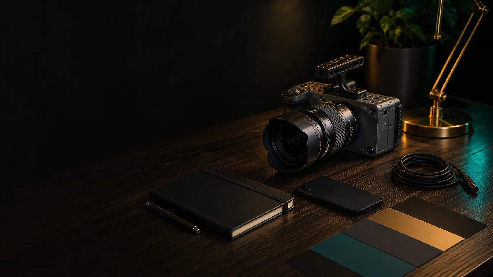 Services cinematic brand scene